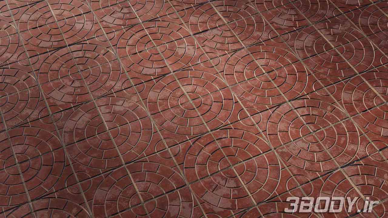 متریال سرامیک floor tile    قهوه ای عکس 1